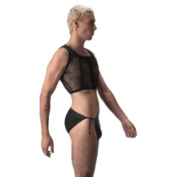 Barcode Berlin Crop Top Filet Many Noir